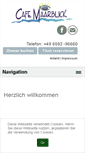 Mobile Screenshot of cafe-maarblick.de